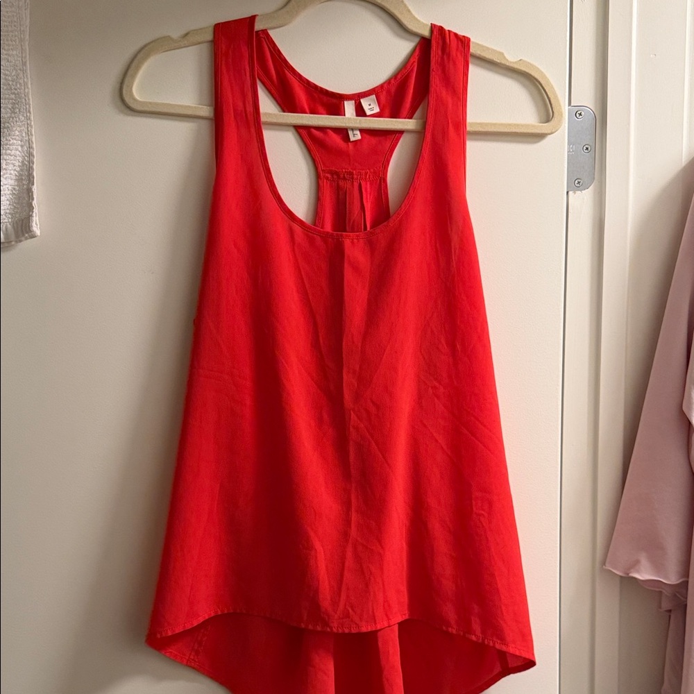 Orange Sleeveless Women's Top
